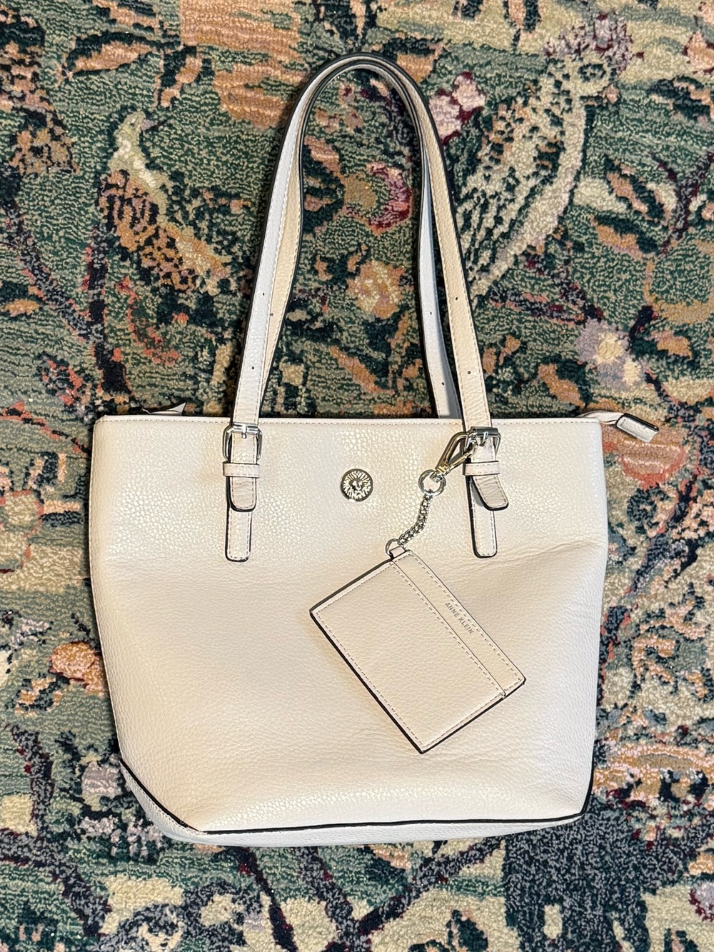 Ivory Anne Klein Tote, Excellent Condition